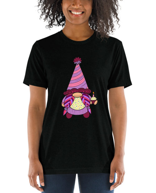 Birthday Gnome Short sleeve t-shirt