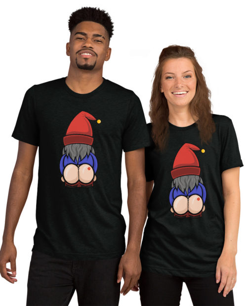 Mooning Gnome short sleeve t-shirt
